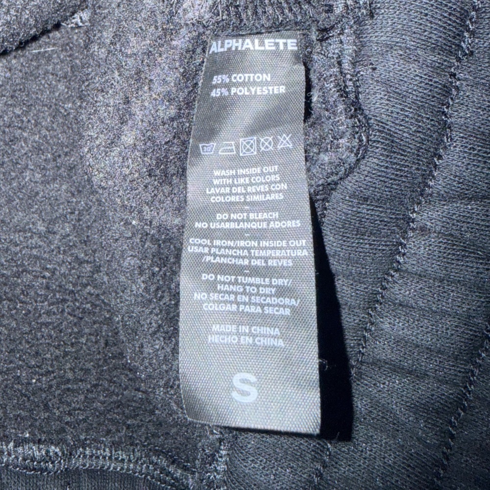 Alphalete Women's Brushed Fleece Half-Zip Crop Hoodie size S - Picture 6 of 9